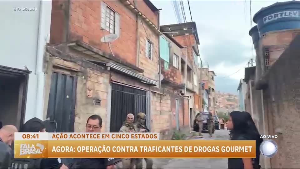 Polícia realiza operação contra tráfico de drogas gourmet em cinco estados