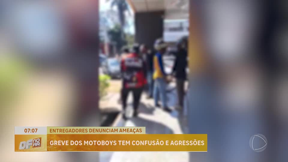 Greve dos motoboys no DF: entregadores que não aderiram denunciam agressões