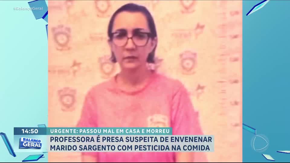 Professora é presa suspeita de envenenar marido no Maranhão