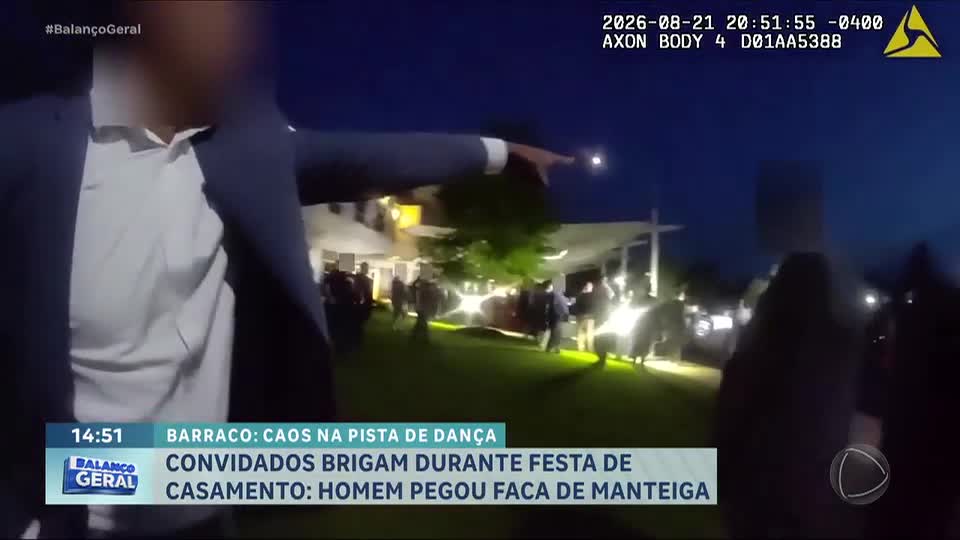 Casamento no Estados Unidos é marcado por confusão entre convidados