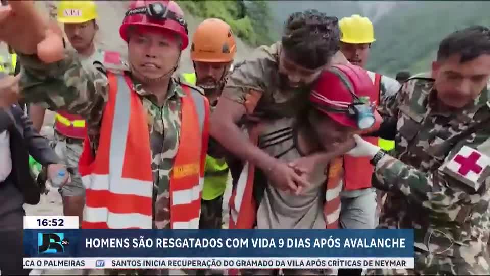 Dois homens são resgatados com vida depois de nove dias da avalanche no Nepal
