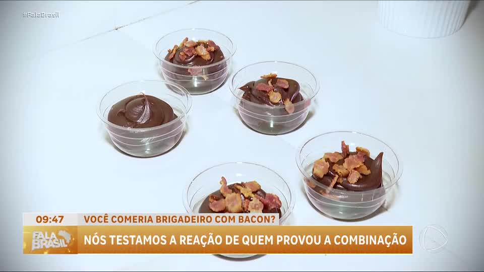 Brigadeiro com bacon: combinação inusitada de doce com salgado divide opiniões
