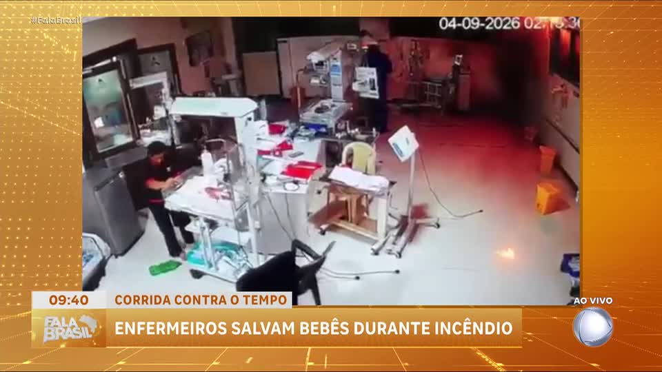 Enfermeiros salvam recém-nascidos de incêndio em hospital na Índia