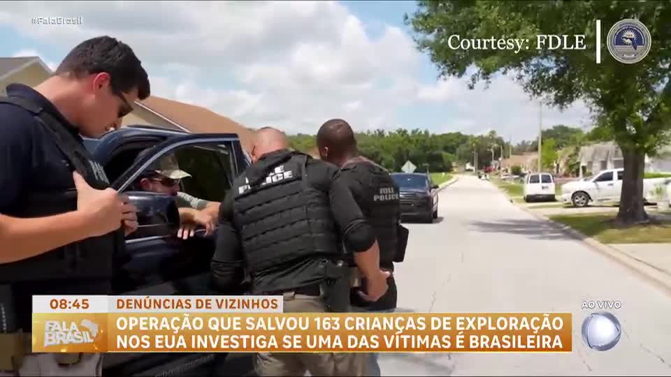 Operação policial nos EUA resgata 163 crianças de 12 países diferentes