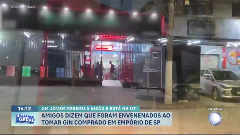 Jovem perde a visão depois de tomar gin envenenado comprado em empório de São Paulo