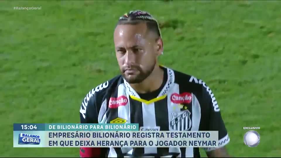 Empresário bilionário registra testamento em que deixa herança para o jogador Neymar