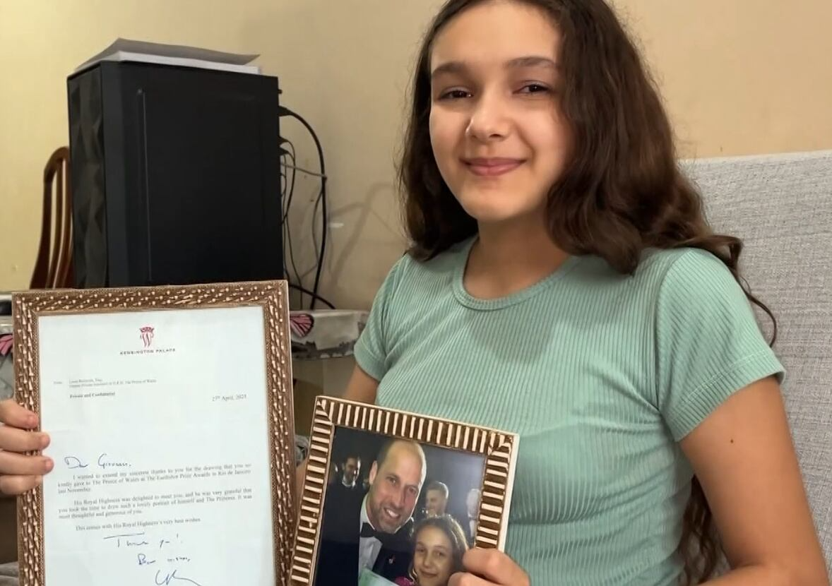 Adolescente de Iguaba Grande, no RJ, recebe carta de agradecimento do príncipe William