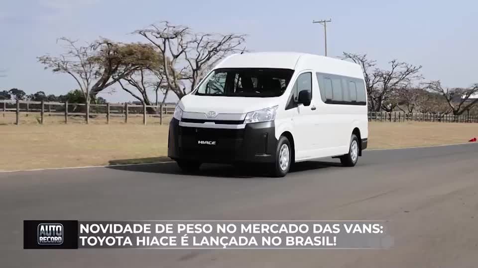 Toyota Hiace: nova van com motor turbo diesel chega ao Brasil