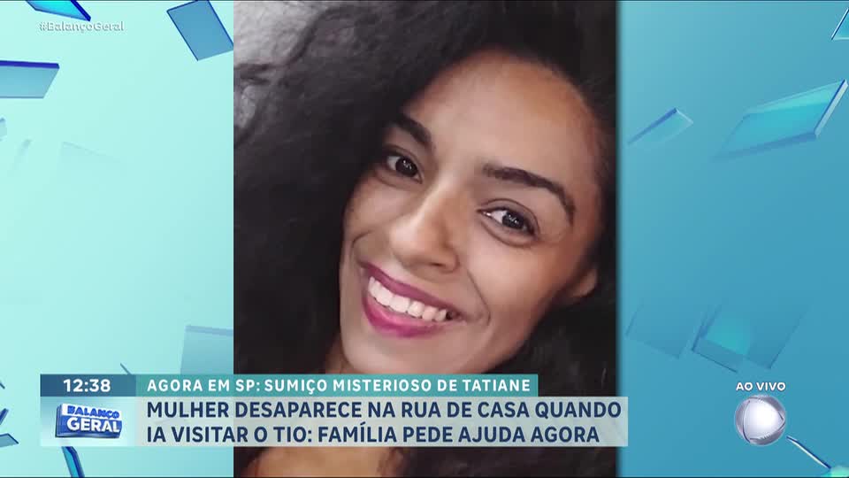 Onde está Tatiane? Mulher desaparece na rua de casa após sair para visitar tio