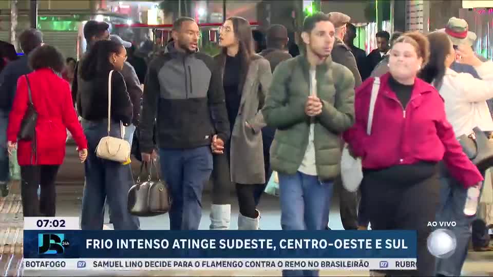Frente fria provoca queda de temperatura em São Paulo e outras regiões do país