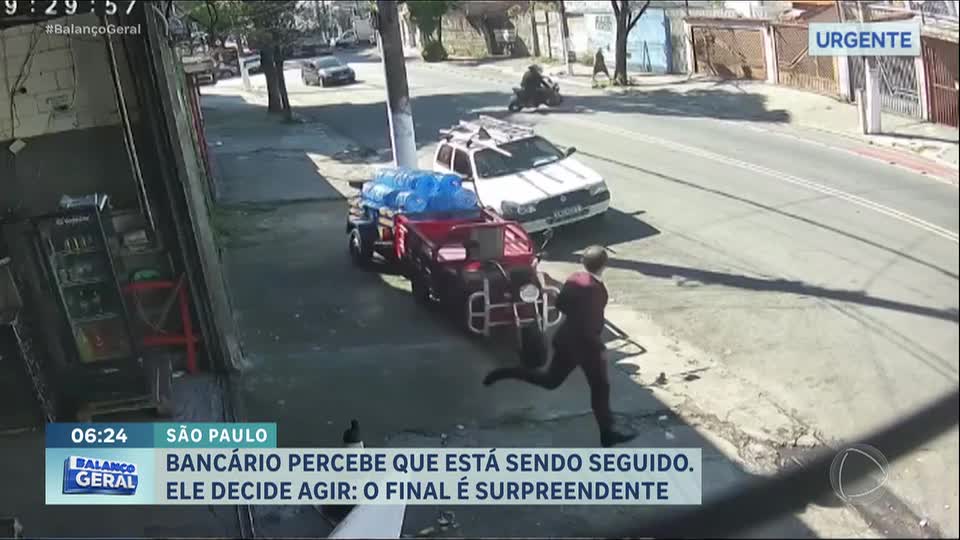 Bancário corre de assaltantes e escapa de tentativa de roubo no Ipiranga, na zona sul de SP