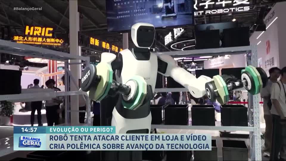 Robô humanoide causa tumulto em loja na Rússia