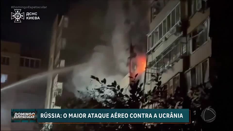 Ataque de drones e mísseis russos deixam pelo menos cinco mortos na Ucrânia