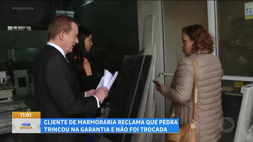 Patrulha do Consumidor: Cliente tenta realizar troca de mármore quebrado há seis meses