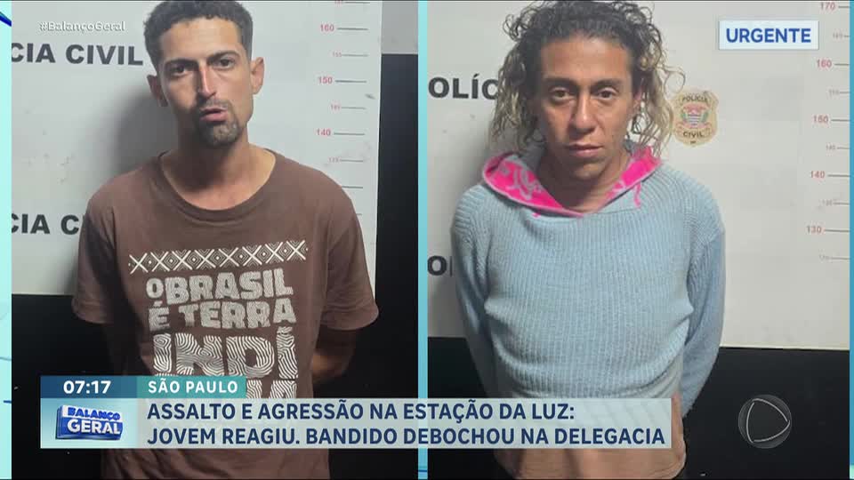 Jovem é assaltado e agredido por criminosos dentro da estação da Luz, em São Paulo