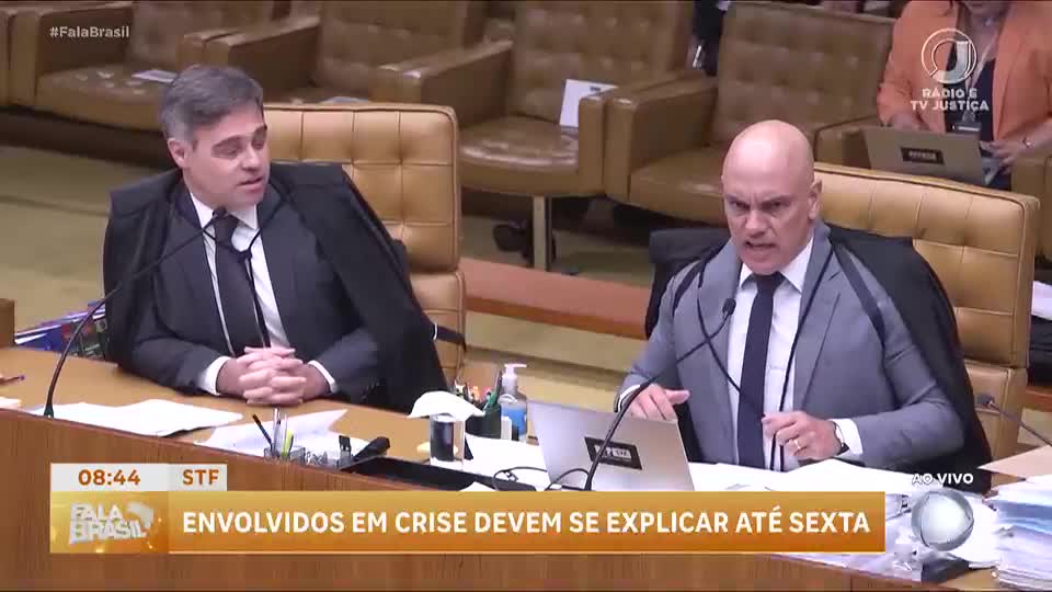 Supremo Tribunal Federal exige explicações sobre crise institucional