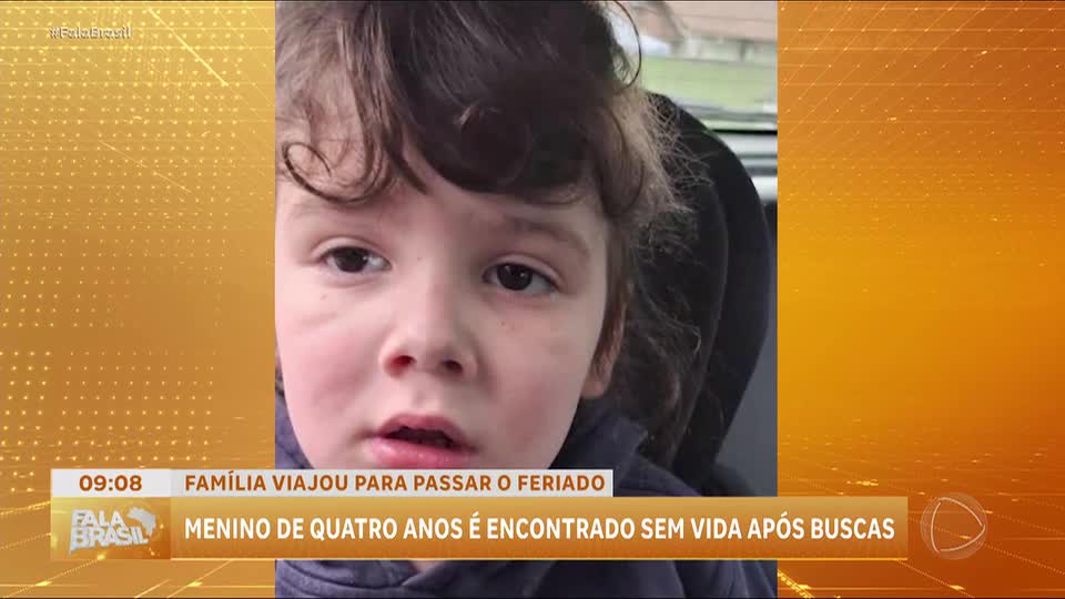 Caso Antônio: corpo de menino desaparecido é encontrado no rio Itajaí do Sul (SC)