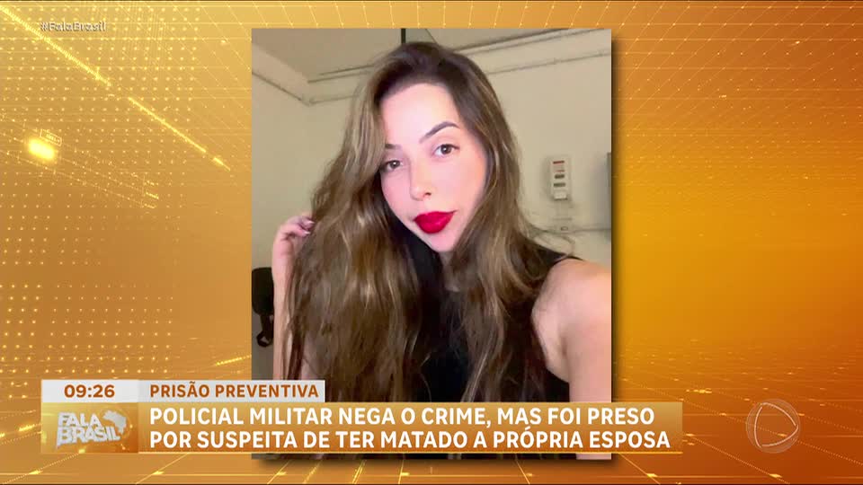 Caso Larissa: policial militar alega que esposa se matou após ele pedir divórcio