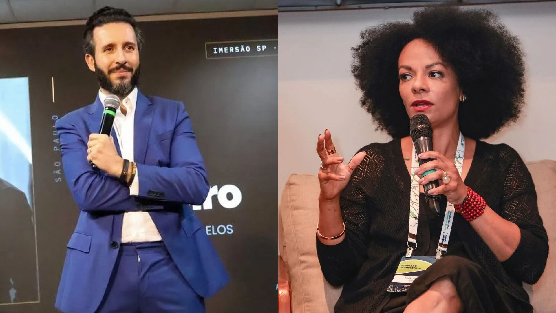 Adriana Alves e Erick Loureiro reforçam time de titãs na primeira semifinal do 'Elevator Pitch'