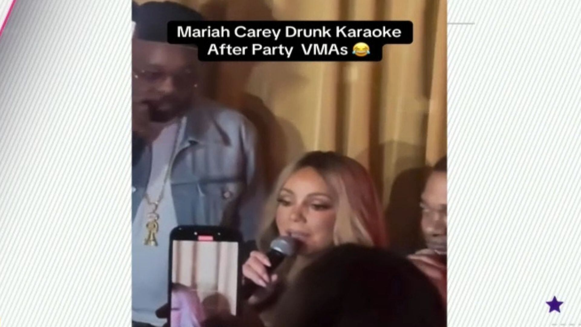 Mariah Carey bebe todas em after do VMA e não consegue cantar o próprio hit em karaokê