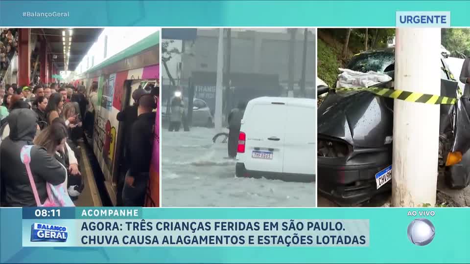 Grave acidente de trânsito deixa três crianças feridas em avenida movimentada de Osasco (SP)