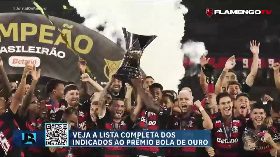Flamengo é indicado para premiação da Bola de Ouro como melhor clube do ano