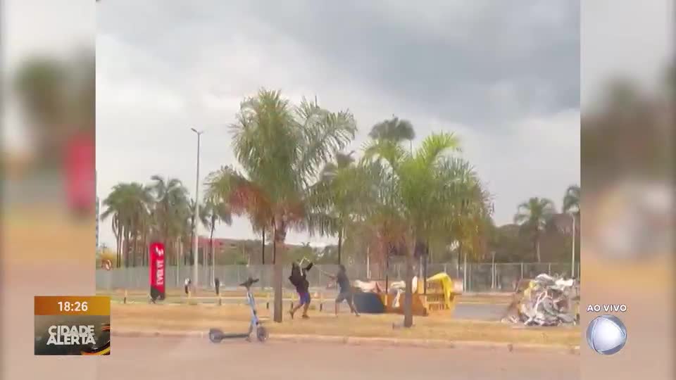 Homem é preso em Brasília após ataque com faca