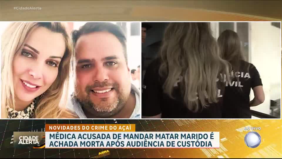 Médica acusada de matar o marido é encontrada morta no presídio após  retornar do regime domiciliar – Record