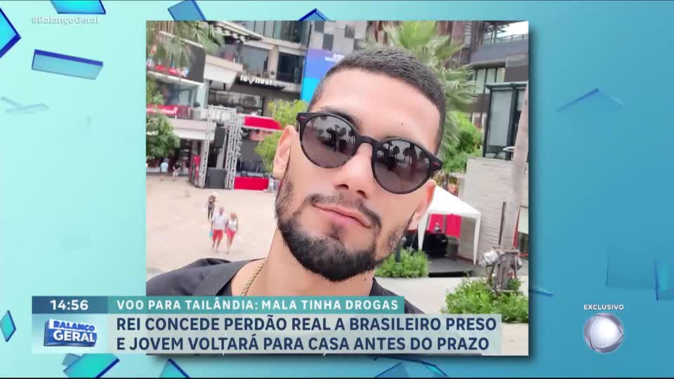 Brasileiro preso em 2022 por tráfico de drogas na Tailândia recebe perdão real