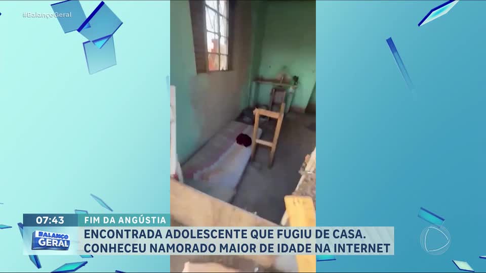 GO: adolescente de 13 anos que fugiu com namorado de 19 é resgatada em barraco sem água e luz