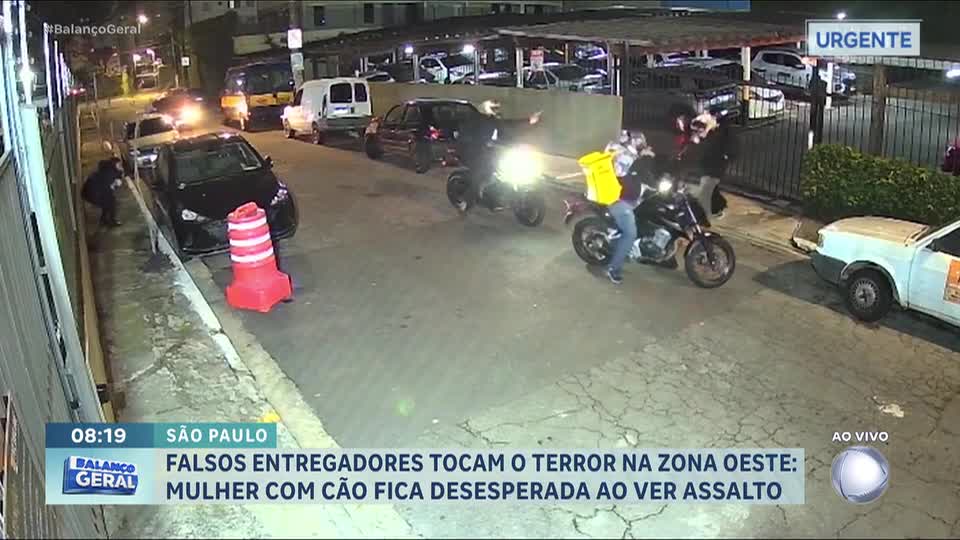 Casal é assaltado por falsos entregadores na zona oeste de São Paulo