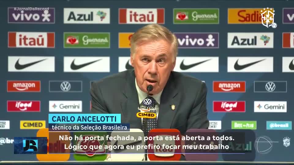 Ancelotti divulga primeira convocação para enfrentar Austrália e Índia nos próximos amistosos