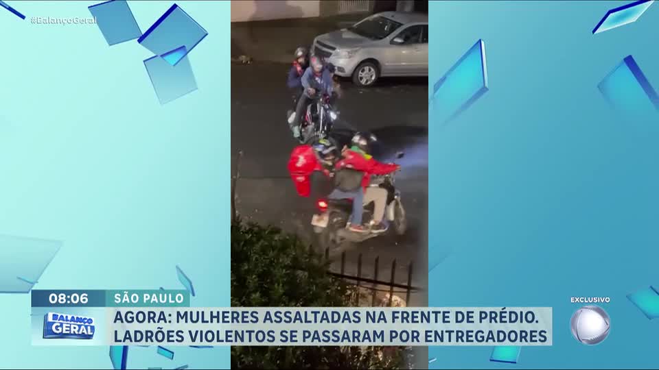 Duas mulheres são atacadas por assaltantes disfarçados de entregadores na zona sul de SP