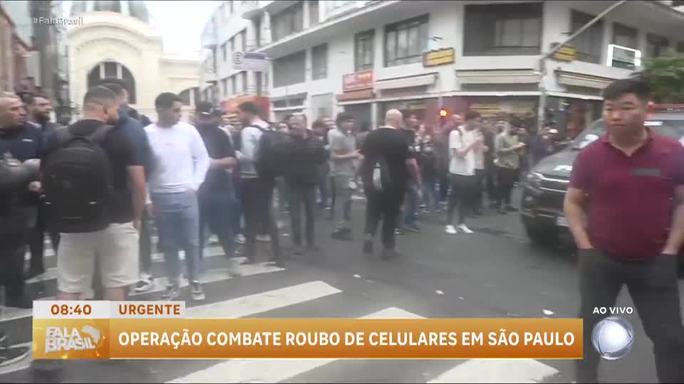 Operação Frank Mobile combate rede de roubo de celulares em SP