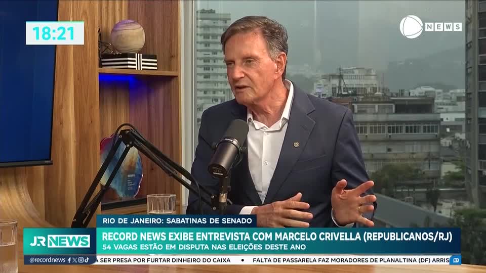 Assista à entrevista com Marcelo Crivella (Republicanos), candidato ao Senado pelo RJ