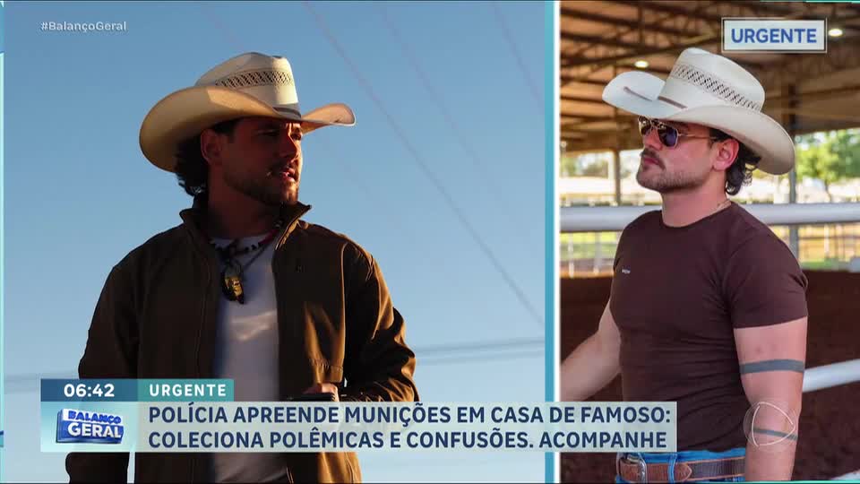 Influenciador César Rincon é preso por posse irregular de armas e munições em Santa Catarina