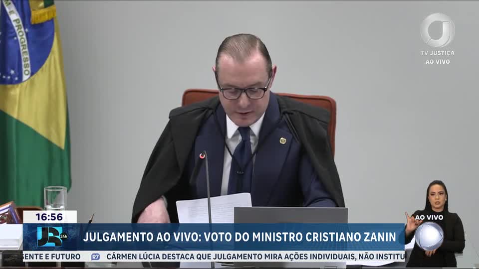 Veja voto do ministro Cristiano Zanin durante julgamento da tentativa do golpe de Estado
