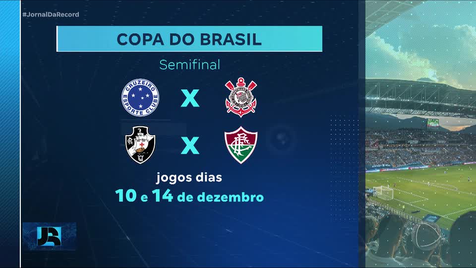 Cruzeiro e Vasco se classificam para semifinal da Copa do Brasil