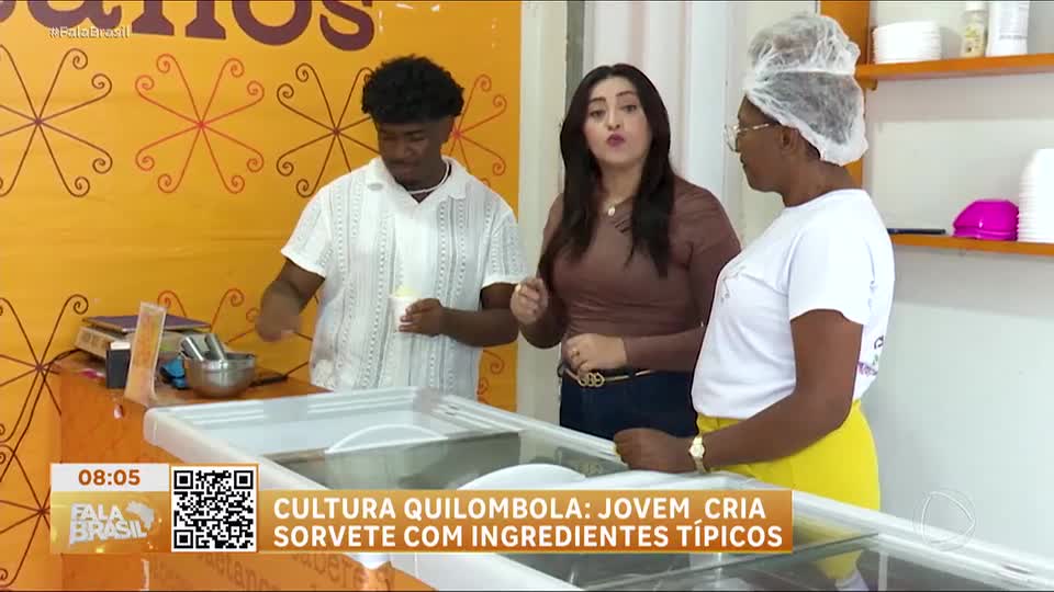 Hora da virada: Jovem quilombola transforma quarto em sorveteria e conquista público local