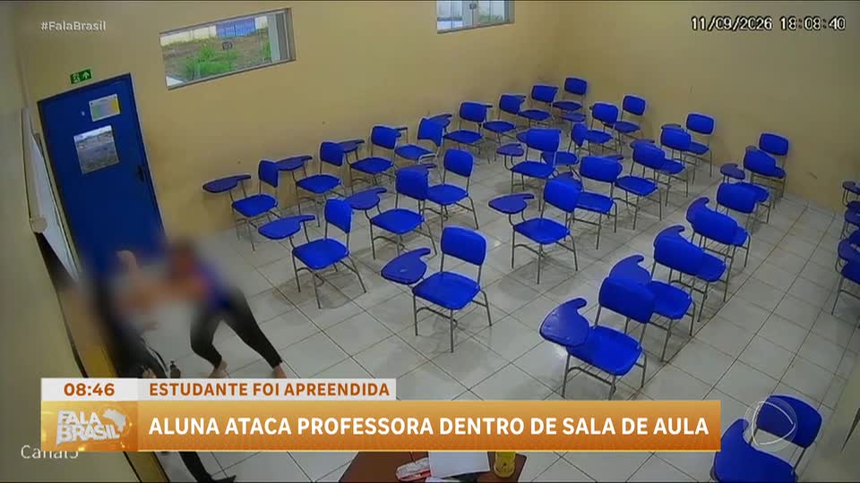 Estudante ataca professora com faca em sala de aula no Pará