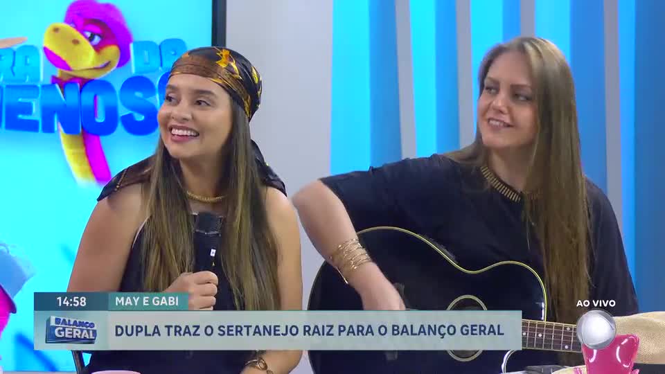 Dupla sertaneja May e Gabi se apresentam e falam sobre trajetórias musicais