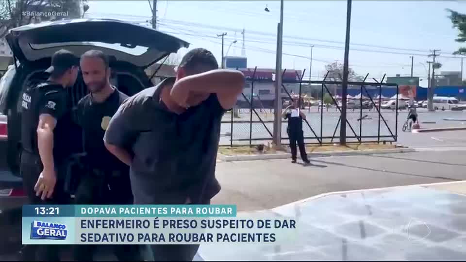 Enfermeiro é preso por dopar e roubar pacientes em hospitais do DF
