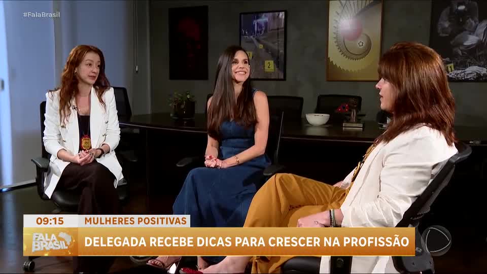 Mulheres Positivas: Jovem delegada recebe dicas da diretora-geral do DHPP