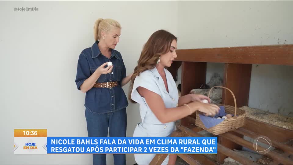 Nicole Bahls fala da vida em clima rural que resgatou após participar de duas edições de A Fazenda