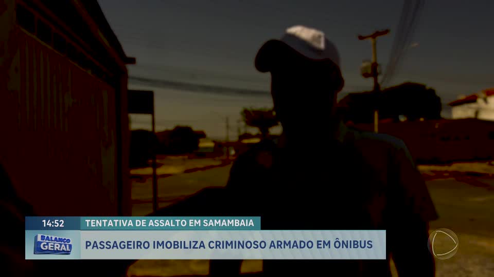 Passageiro reage a assalto em ônibus de Samambaia (DF) e criminoso é detido