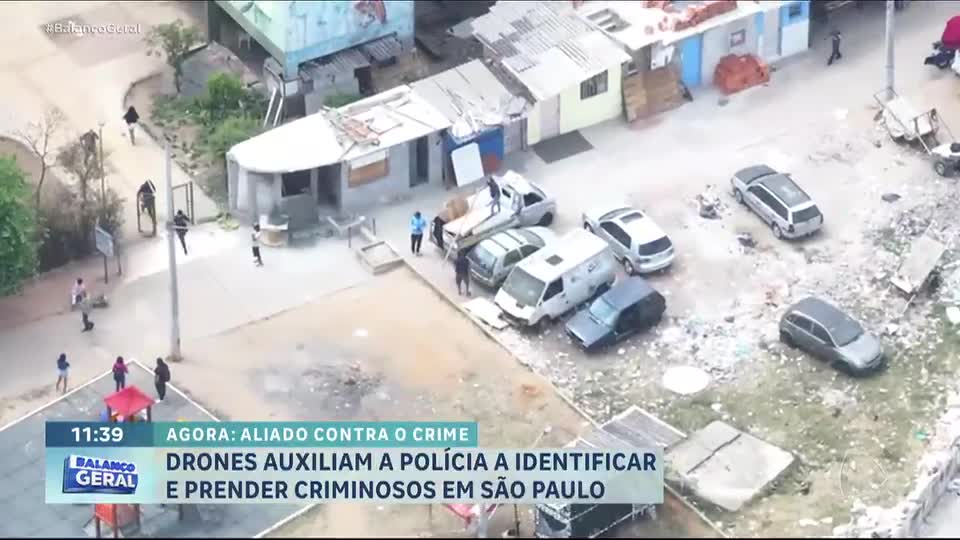 Drones auxiliam a polícia a identificar e prender criminosos em São Paulo