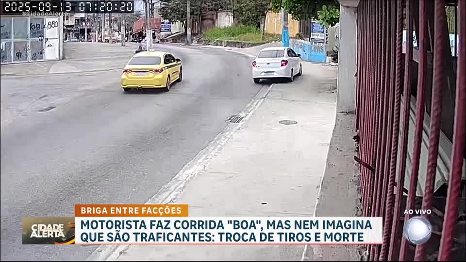 Motorista de aplicativo é morto durante troca de tiros entre facções no Rio de Janeiro
