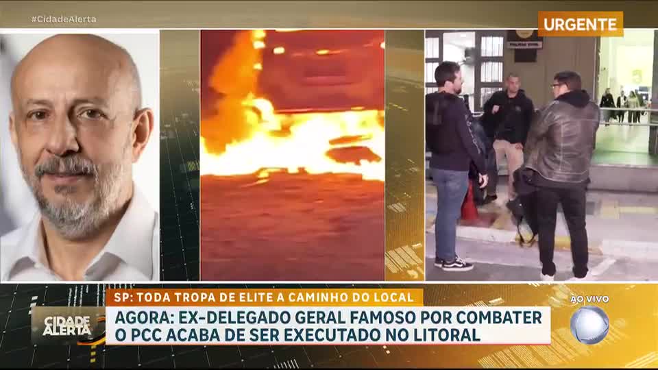 Ex-delegado geral de São Paulo é executado no litoral paulista; ele era famoso por combater o PCC