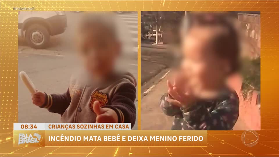 Incêndio em São Paulo deixa uma criança morta e outra ferida