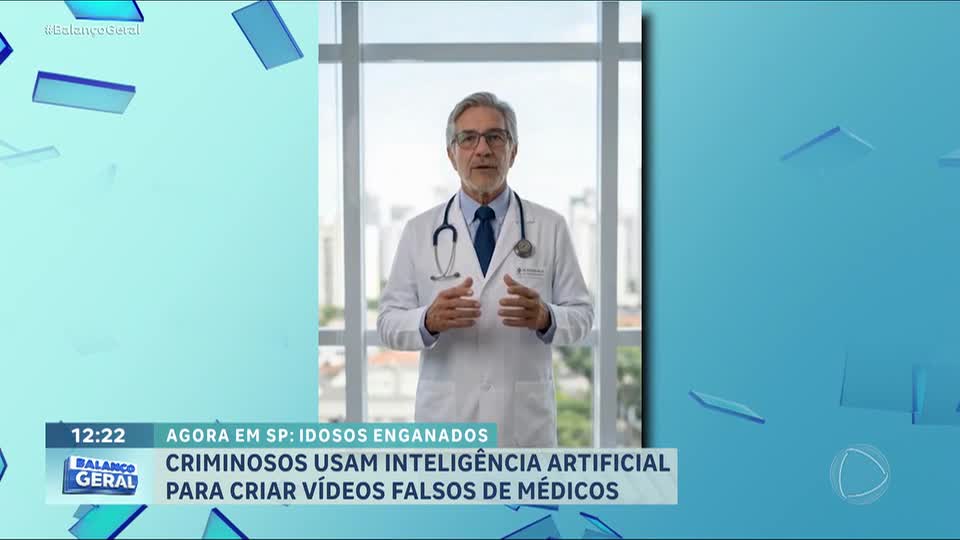 Criminosos usam inteligência artificial para criar vídeos falsos de médicos